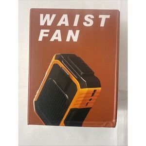 Waist Fan (Green )With USB Charging /Phone Charging & Flash Light  Built In